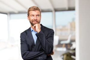 Business Man Unsure About Digital Marketing