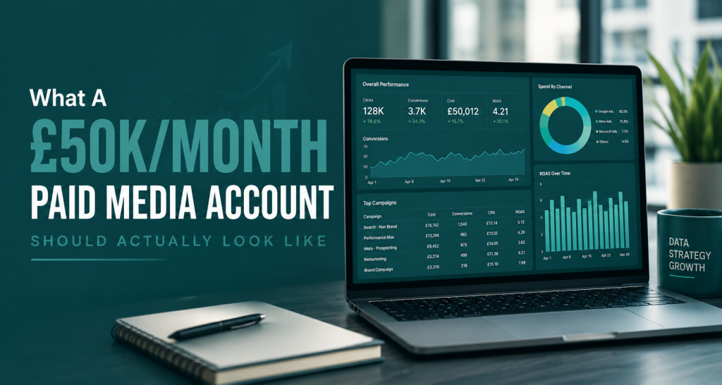 What A £50k/Month Paid Media Account Should Actually Look Like